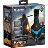 Гарнитура Defender Scrapper 500 Black/Blue (64501)