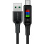 Кабель USB - USB Type-C, 1.2м, ACEFAST C7-04 Black - AF-C7-04-BK