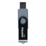 USB Flash накопитель 4Gb SmartBuy Twist Black (SB004GB2TWK)