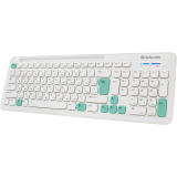 Клавиатура + мышь Defender Cerrato C-978 White/Blue (45978)