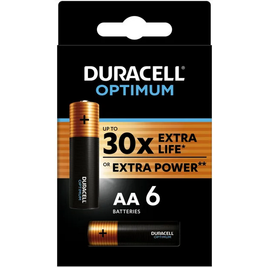 Батарейка Duracell Optimum (AA, 6 шт) - B0056022