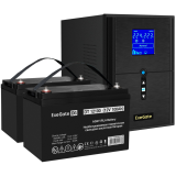 ИБП + батарея ExeGate SineTower SZ-2000.LCD.AVR.3SH.1C13.USB + 2x DT 12100 (100Ач) (EX296850RUS)