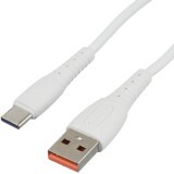 Кабель USB - USB Type-C, 1м, GoPower GP07T White (00-00022801)
