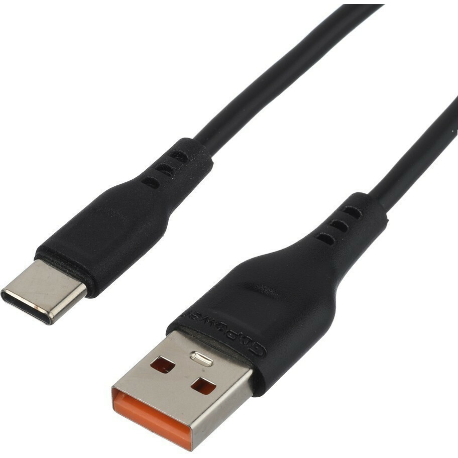Кабель USB - USB Type-C, 2м, GoPower GP01T Black - 00-00022775