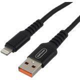 Кабель USB - Lightning, 1м, GoPower GP02L Black (00-00022788)
