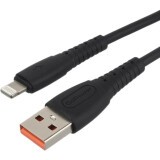 Кабель USB - Lightning, 1м, GoPower GP07L Black (00-00022798)