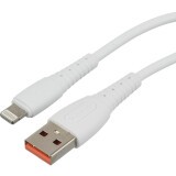 Кабель USB - Lightning, 1м, GoPower GP07L White (00-00022799)
