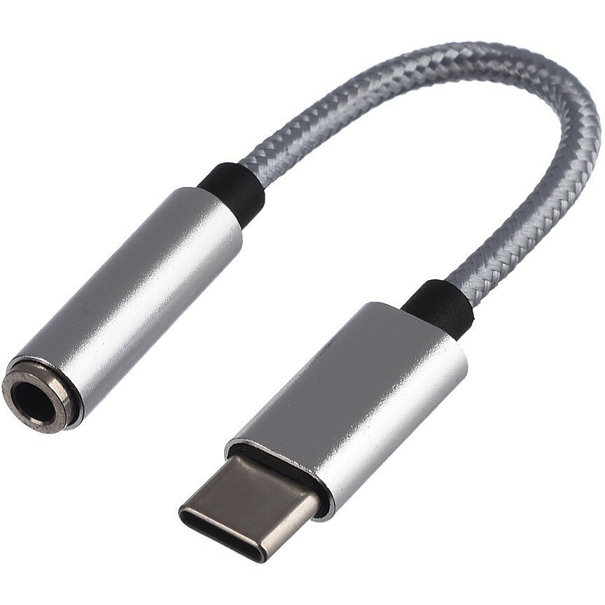 Переходник USB Type-C - 3.5 Jack, 0.1м, GoPower 00-00027481