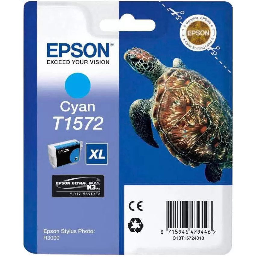 Картридж Epson C13T15724010 Cyan