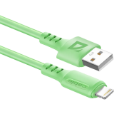 Кабель USB - Lightning, 1м, Defender F207 Green (87107GRN)