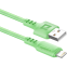 Кабель USB - Lightning, 1м, Defender F207 Green - 87107GRN