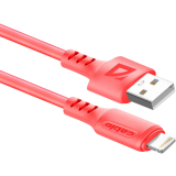 Кабель USB - Lightning, 1м, Defender F207 Red (87107RED)