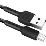 Кабель USB A (M) - microUSB B (M), 1м, Defender F181 Black (87115BLA)