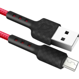 Кабель USB A (M) - microUSB B (M), 1м, Defender F181 Red (87115RED)