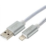 Кабель USB - Lightning, 1.8м, Gembird CC-U-APUSB01S-1.8M