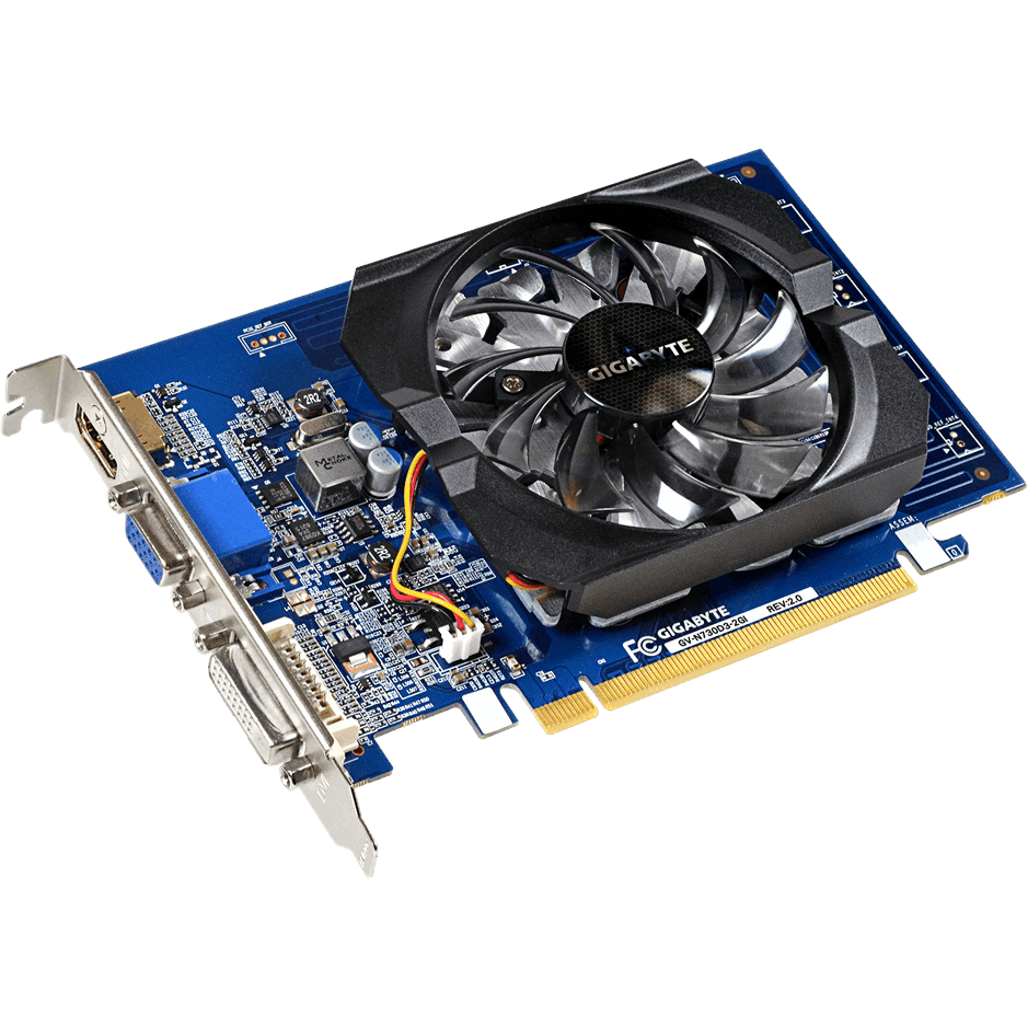 Видеокарта NVIDIA GeForce GT 730 Gigabyte 2Gb (GV-N730D3-2GI V3) - GV-N730D3-2GIV3