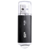 USB Flash накопитель 64Gb Silicon Power Blaze B02 Black (SP064GBUF3B02V1K)
