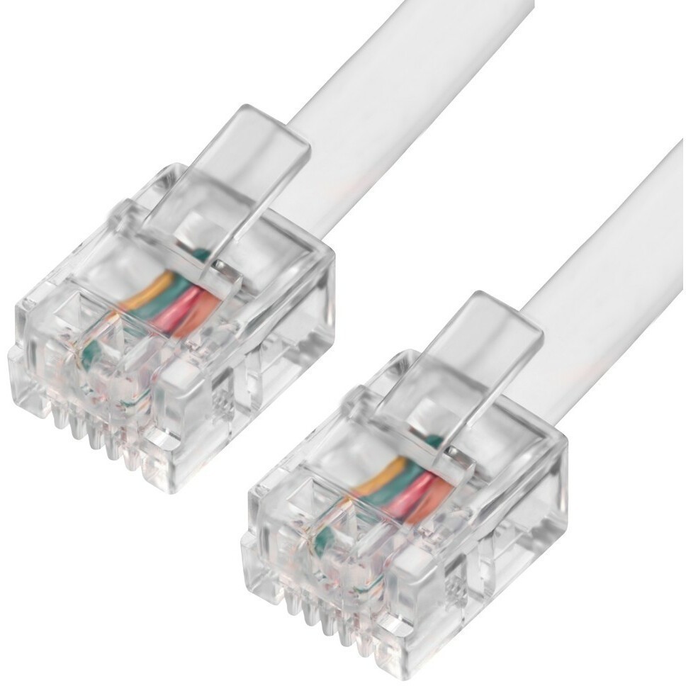 Телефонный кабель Greenconnect GCR-TP6P4C-6.0m, 6м