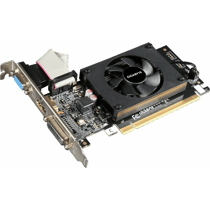 Видеокарта NVIDIA GeForce GT 710 Gigabyte 2Gb (GV-N710D3-2GL)