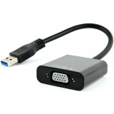 Переходник USB A (M) - VGA (F), 0.15м, Cablexpert AB-U3M-VGAF-01