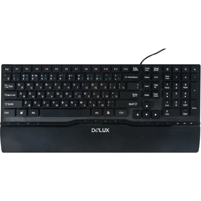 Клавиатура Delux K1882 Black