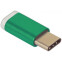Переходник microUSB (F) - USB Type-C, Greenconnect GCR-UC3U2MF-Green