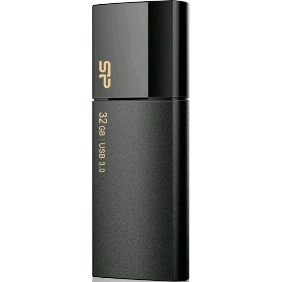 USB Flash накопитель 32Gb Silicon Power Blaze B05 Black (SP032GBUF3B05V1K)
