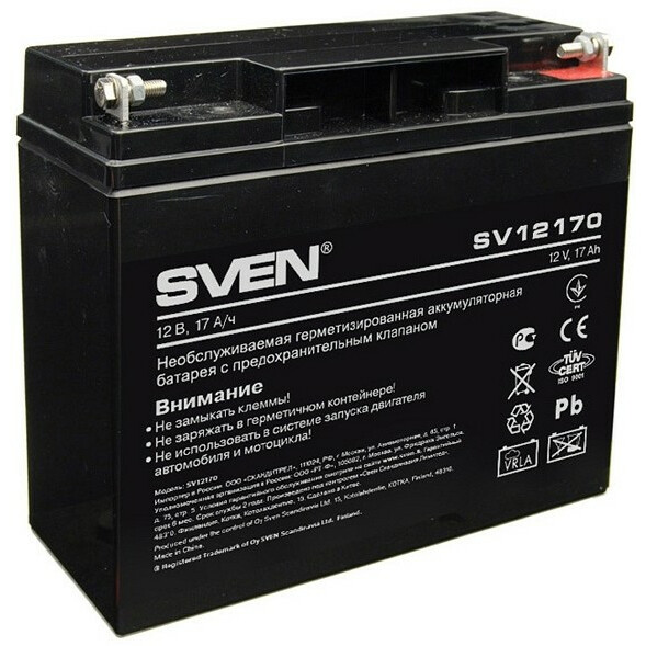 Аккумуляторная батарея Sven SV12170 - SV-0222017