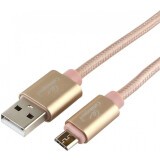 Кабель USB A (M) - microUSB B (M), 1м, Gembird CC-U-mUSB01Gd-1M