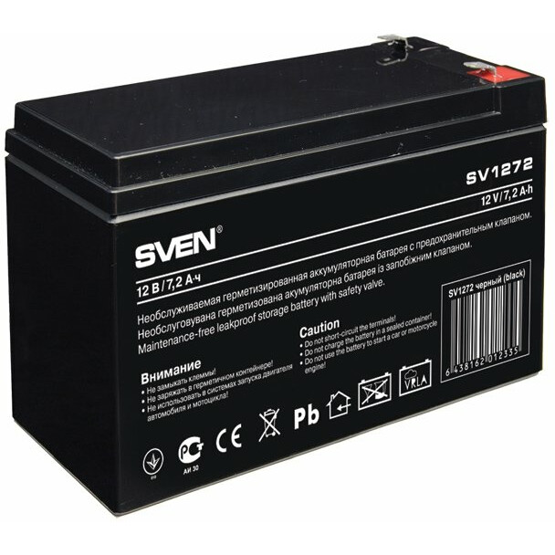 Аккумуляторная батарея Sven SV1272 - SV-012335
