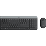 Клавиатура + мышь Logitech MK470 Slim Wireless Combo Graphite (920-009206/009180)