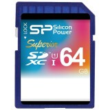 Карта памяти 64Gb SD Silicon Power  (SP064GBSDXCU1V10)