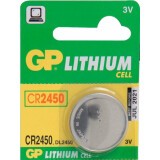 Батарейка GP CR2450 (Lithium, 1 шт) (CR2450-BC1)