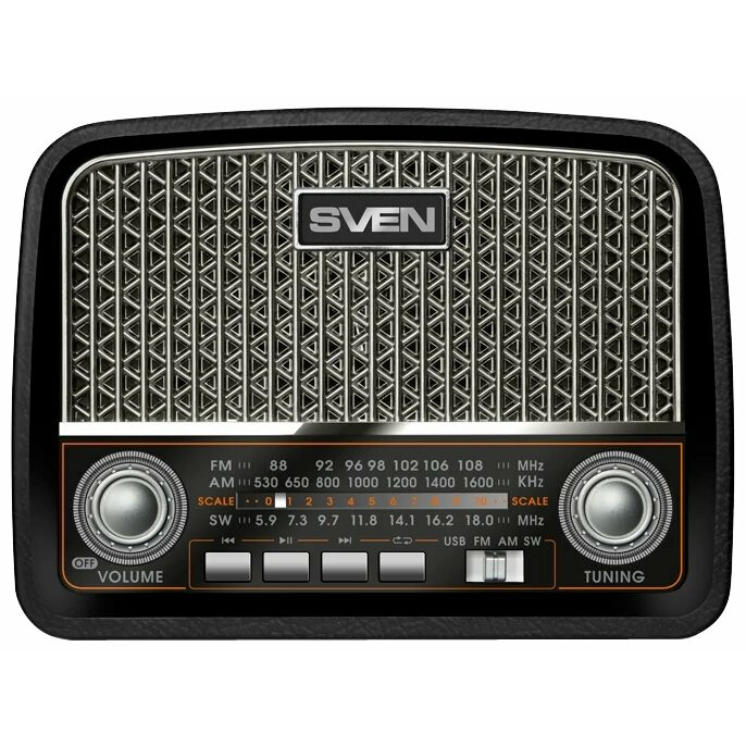 Радиоприёмник Sven SRP-555 Black/Silver - SV-017170