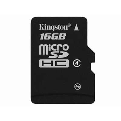 Карта памяти 16Gb MicroSD Kingston (SDC4/16GBSP)