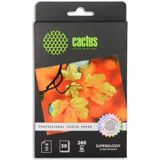 Бумага Cactus CS-HGA626050 (A6, 260 г/м2, 50 листов)