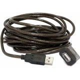 Кабель удлинительный USB A (M) - USB A (F), 15м, Gembird UAE-01-15M