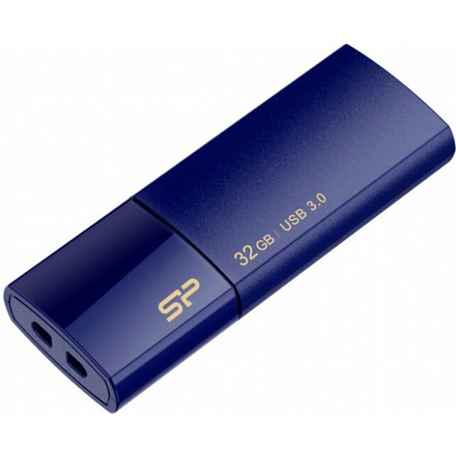 USB Flash накопитель 32Gb Silicon Power Blaze B05 Blue (SP032GBUF3B05V1D)