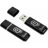 USB Flash накопитель 8Gb SmartBuy Glossy Black (SB8GBGS-K)