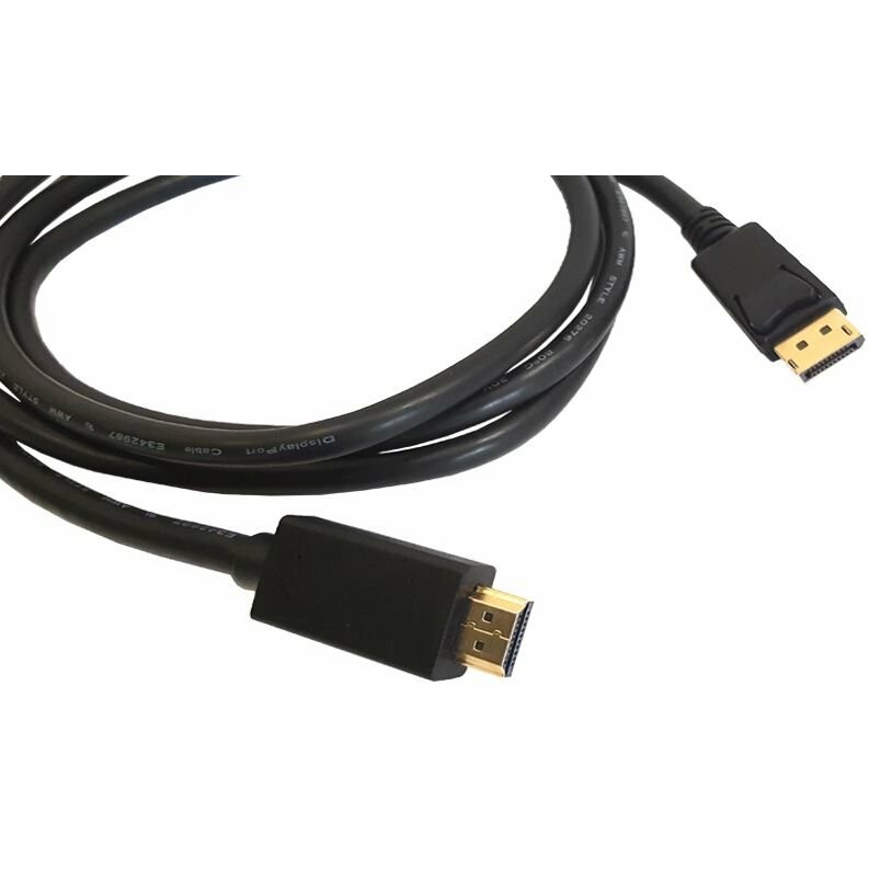 Кабель DisplayPort (M) - HDMI (M), 1.8м, Kramer C-DPM/HM-6