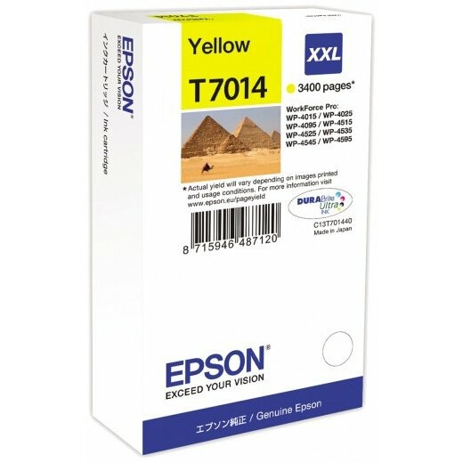Картридж Epson C13T70144010 Yellow