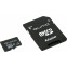 Карта памяти 4Gb MicroSD QUMO + SD адаптер  (QM4GMICSDHC10)