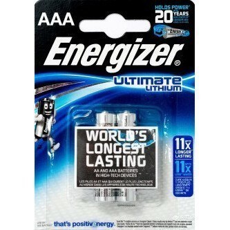 Батарейка Energizer Ultimate Lithium (AAA, 2 шт) - 7638900262629