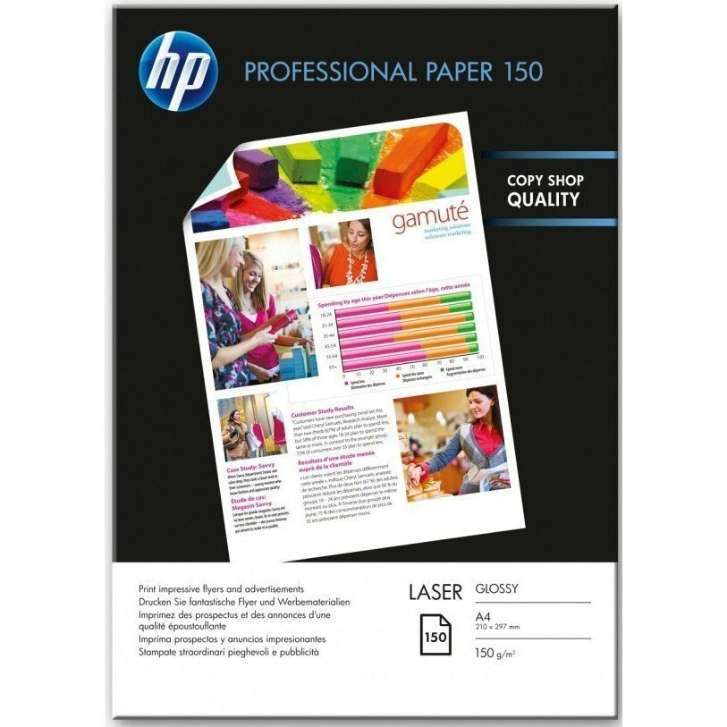 Бумага HP Professional Glossy Laser Paper (CG965A)