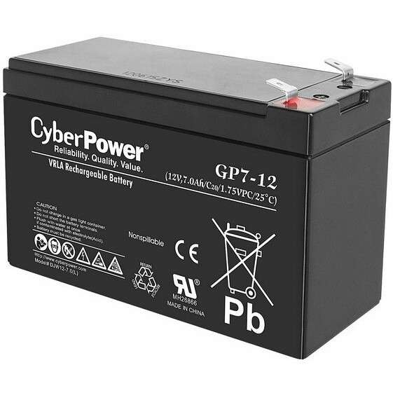 Аккумуляторная батарея CyberPower 12V7Ah - GP7-12