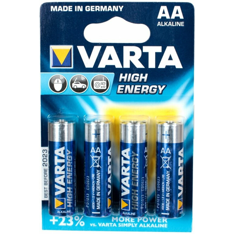 Батарейка Varta High Energy / Longlife Power (AA, 4 шт) - 04906121414