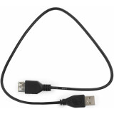 Кабель удлинительный USB A (M) - USB A (F), 0.5м, Гарнизон GCC-USB2-AMAF-0.5M