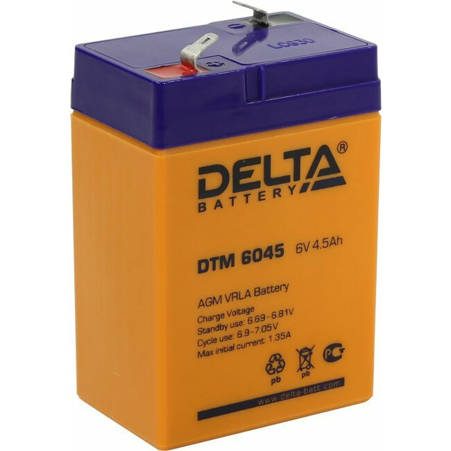 Аккумуляторная батарея Delta DTM6045 - DTM 6045