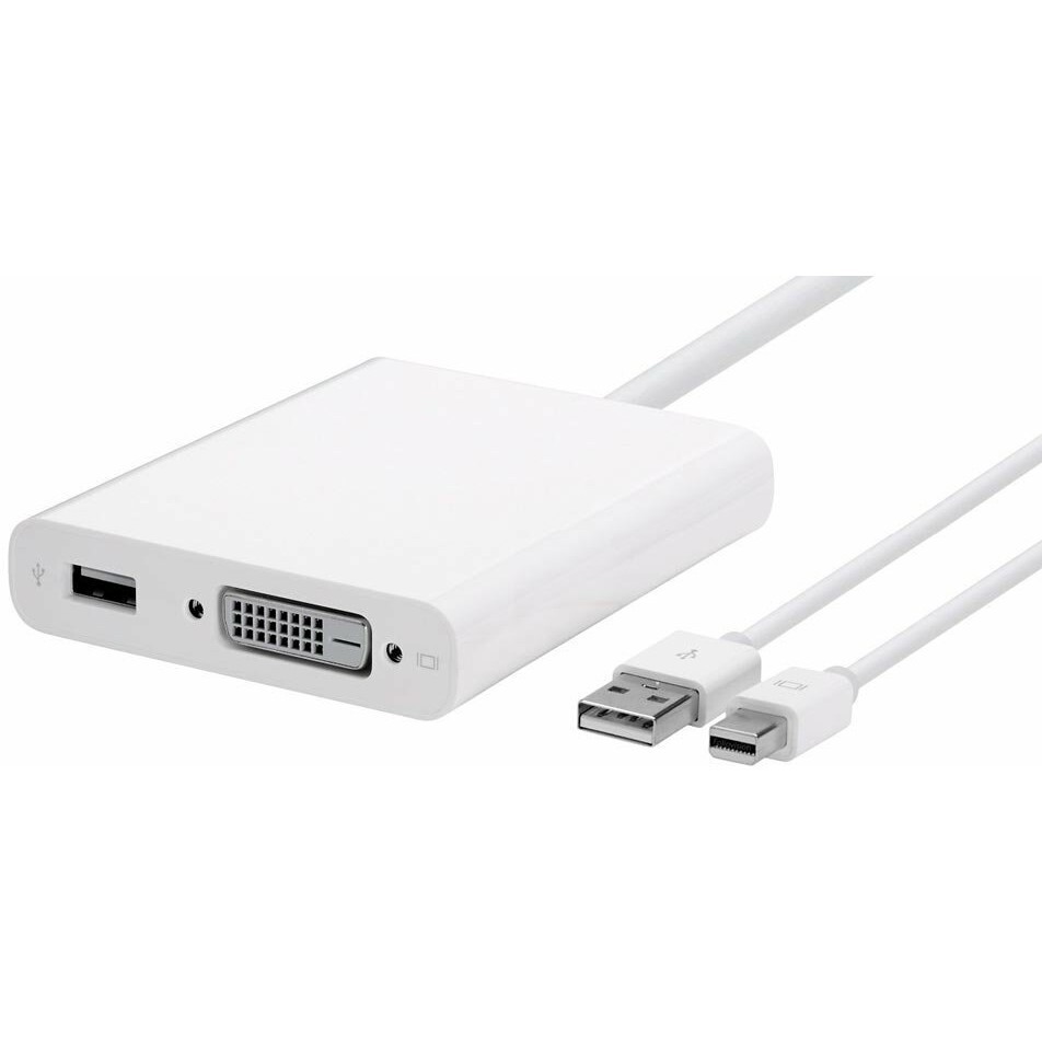 Переходник Mini DisplayPort (M) - DVI (F), Apple MB571Z - MB571Z/A