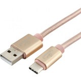 Кабель USB - USB Type-C, 1м, Cablexpert CC-U-USBC01Gd-1M